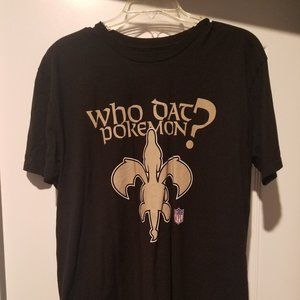 Mens' Size L New Orleans Saints/Pokemon T-Shirt